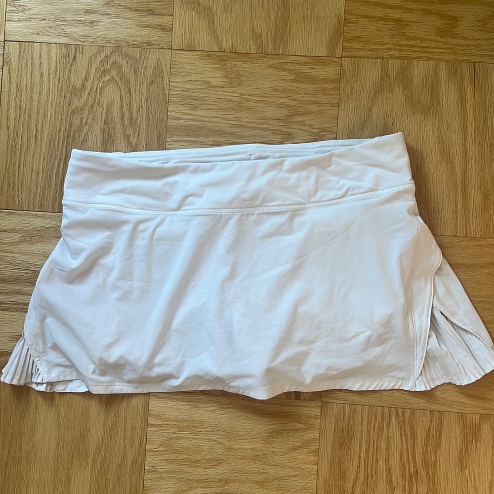 Lululemon White Tennis Skort